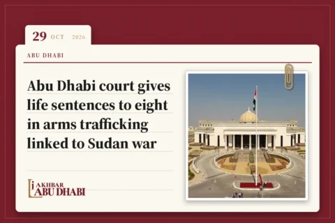 Abu Dhabi court gives life sentences to eight in arms trafficking linked to Sudan war