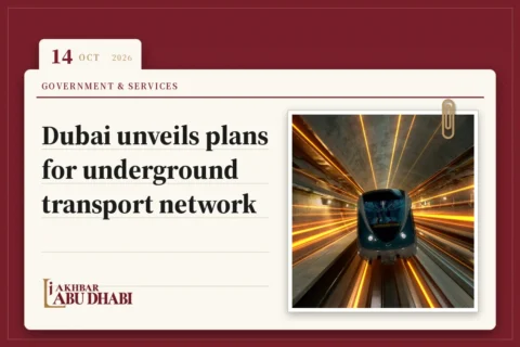Dubai unveils plans for underground transport network
