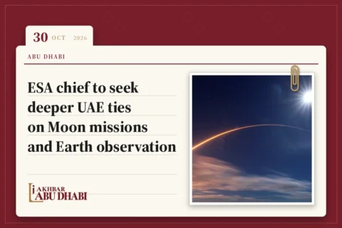 ESA chief to seek deeper UAE ties on Moon missions and Earth observation