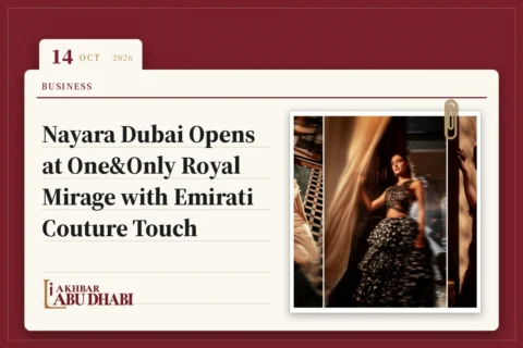 Nayara Dubai Opens at One&Only Royal Mirage with Emirati Couture Touch