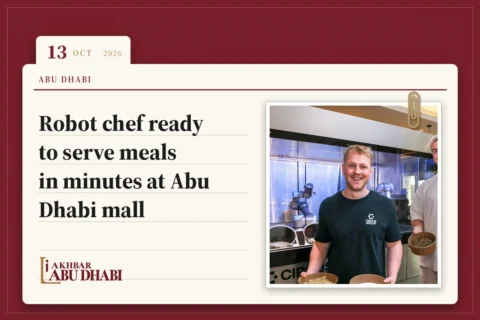 Robot chef ready to serve meals in minutes at Abu Dhabi mall