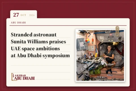 Stranded astronaut Sunita Williams praises UAE space ambitions at Abu Dhabi symposium