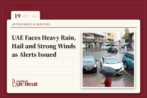 UAE Faces Heavy Rain, Hail and Strong Winds as Alerts Issued