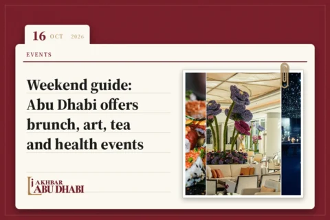 Weekend guide: Abu Dhabi offers brunch, art, tea and health events